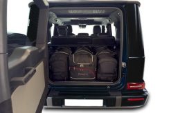 Torby Do Bagażnika Mercedes-Benz G 2018-2023 4Szt Kjust. Czarne torby podróżne damskie KJUST, bez wzorów, z kauczuku. Za 1,330.00 zł.
