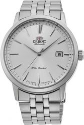 Zegarek Orient Zegarek męski Orient RA-AC0F02S10B srebrny. Szare zegarki męskie Orient, bez wzorów, srebrne. Za 972.00 zł.