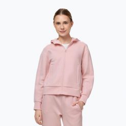 Bluza damska Pitbull Discovery Hooded Zip. Czerwone bluzy damskie PITBULL, l, bez wzorów, z bawełny, eleganckie, bez ramiączek, bez kaptura. Za 269.99 zł.