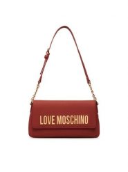 LOVE MOSCHINO Torebka JC4109PP0PKD0459 Czerwony. Czerwone listonoszki damskie Love Moschino, bez wzorów, ze skóry, bez dodatków. Za 809.99 zł.