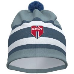 Czapka Swix Tradition Light. Niebieskie czapki damskie Swix, na zimę, bez wzorów, sportowe. Za 273.50 zł.