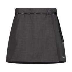 Spódnica z wewnętrznymi szortami dla kobiet CMP. Czarne szorty damskie CMP, bez wzorów. Za 282.00 zł.