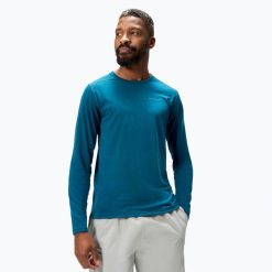Longsleeve rowerowy męski Endura Loop Tech. Niebieskie bluzy męskie ENDURA, l, bez wzorów, sportowe, bez ramiączek, bez kaptura. Za 189.99 zł.