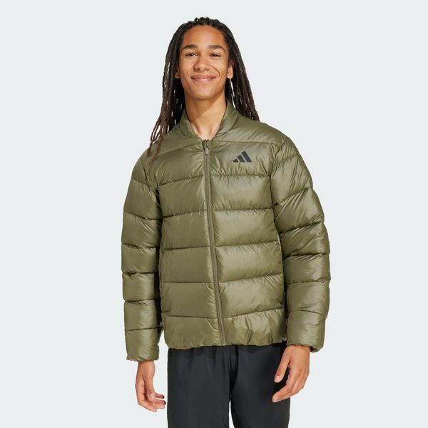 Kurtka Essentials CLIMAWARM Synthetic Down. Brązowe kurtki męskie Adidas, bez wzorów, bez kaptura. Za 529.00 zł.