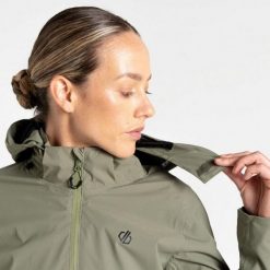 Damska kurtka turystyczna Dare 2B Switch Up II Waterproof. Szare kurtki sportowe damskie Dare 2B, bez wzorów, z materiału, bez ramiączek, bez kaptura, trekkingowe. Za 167.99 zł.