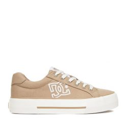 Tenisówki DC Shoes. Brązowe trampki i tenisówki damskie DC Shoes, bez wzorów, bez zapięcia. Za 219.99 zł.