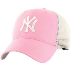 Czapka z daszkiem 47 Brand MLB New York Yankees Branson MVP. Czerwone czapki damskie 47 Brand, bez wzorów. Za 92.00 zł.