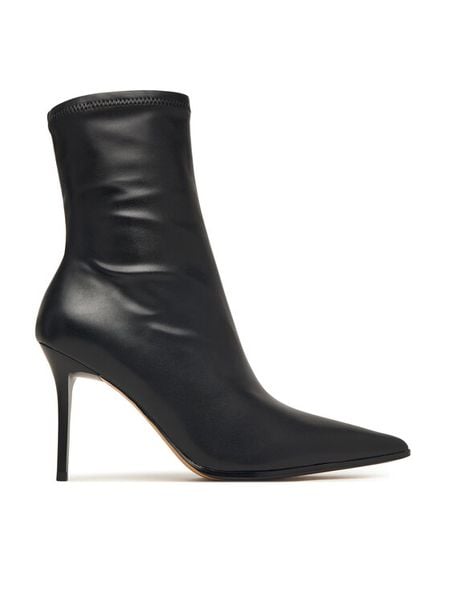 Aldo Botki Olilacan 14422200 Czarny. Czarne botki damskie Aldo, bez wzorów, ze skóry, bez obcasa, na szpilce, bez zapięcia. Za 509.99 zł.