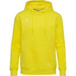 HmlGO 2.0 HOODIE. Żółte bluzy męskie Hummel, m, bez wzorów, sportowe, bez ramiączek, bez kaptura. Za 233.50 zł.