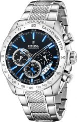 Zegarek Festina Zegarek męski Festina F20668-6 srebrny. Szare zegarki męskie Festina, bez wzorów, srebrne. Za 594.00 zł.