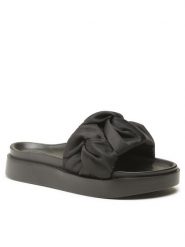 Inuikii Klapki Fjord Flower 70104-126 Czarny. Czarne klapki damskie Inuikii, bez wzorów, z materiału, bez obcasa, bez zapięcia. Za 1,079.00 zł.