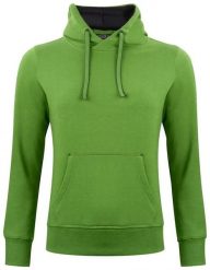 Clique Classic Hoody Women bluza z kapturem green melange. Zielone bluzy damskie CLIQUE, l, bez wzorów, z bawełny, bez ramiączek, z kapturem. Za 309.10 zł.