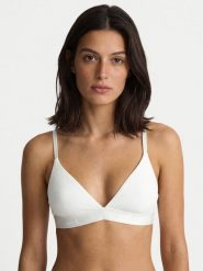 Guess Biustonosz bezfiszbinowy O6GC05 KE831 Écru. Biustonosze Guess, z aplikacjami, z bawełny. Za 189.99 zł.