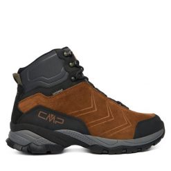 Trekkingi CMP. Brązowe botki męskie CMP, bez wzorów, sportowe, bez obcasa, bez zapięcia. Za 399.99 zł.