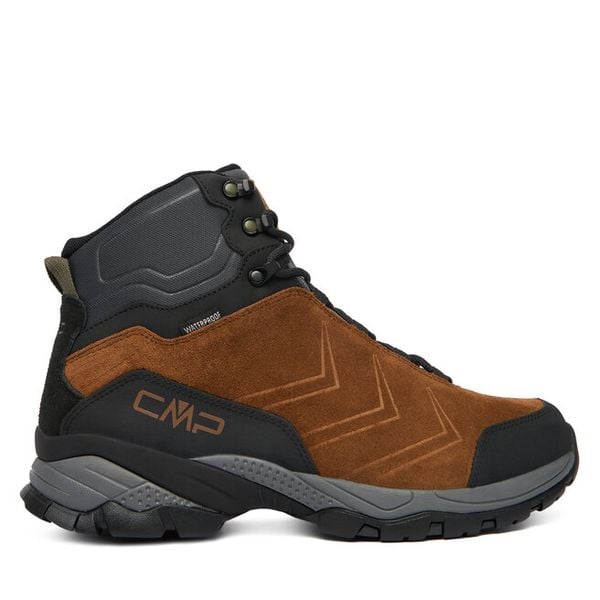 Trekkingi CMP. Brązowe botki męskie CMP, bez wzorów, sportowe, bez obcasa, bez zapięcia. Za 399.99 zł.