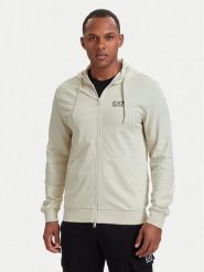 EA7 Emporio Armani Bluza 7M000568 AF13512 U1079 Beżowy jasny Regular Fit. Brązowe bluzy męskie EA7 Emporio Armani, m, bez wzorów, z bawełny, bez ramiączek, bez kaptura. Za 564.99 zł.