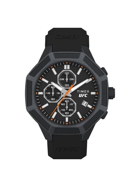 Timex Zegarek TW2V87200 Czarny. Czarne, analogowe zegarki męskie Timex, bez wzorów, z syntetyku. Za 1,089.00 zł.