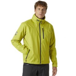 Kurtka żeglarska męska Helly Hansen Crew Hooded Midlayer. Zielone kurtki męskie Helly Hansen, m, bez wzorów, sportowe, bez kaptura. Za 749.00 zł.