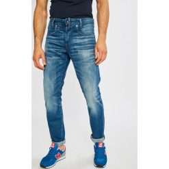 G-Star Raw - Jeansy. Niebieskie jeansy męskie G-Star Raw, z bawełny, retro. W wyprzedaży za 399.90 zł.