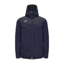 Kurtka Outdoor Bergen Niebieska. Niebieskie kurtki męskie Legea, xs, bez wzorów, z materiału, z kapturem. Za 140.90 zł.