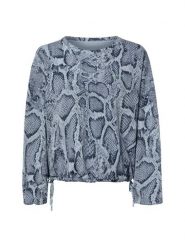 Marc Cain Bluza Kobiety niebieski, 36. Niebieskie bluzy damskie Marc Cain, bez wzorów, sportowe, bez ramiączek, bez kaptura. Za 999.95 zł.