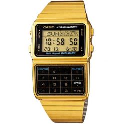 Zegarek Unisex Casio DATABANK CALCULATOR GOLD. Zegarki męskie Casio, bez wzorów. Za 550.35 zł.
