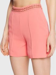 Marciano Guess Szorty materiałowe 3GGD09 9630Z Różowy Regular Fit. Czerwone szorty damskie Marciano Guess, z aplikacjami, z materiału. Za 859.99 zł.