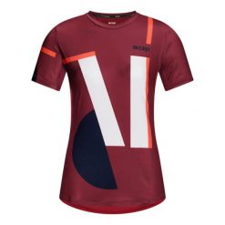 Koszulka sportowa z krótkim rękawem geometryczny wzór CEP damska. Białe koszulki sportowe damskie CEP, s, bez wzorów, bez ramiączek. Za 249.00 zł.