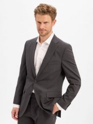 BOSS marynarka garniturowa z nowej wełny - H-Harvey-MM-C-NF Mężczyźni Slim Fit szary, 98. Szare garnitury męskie Boss, m, bez wzorów, z wełny. Za 1,499.95 zł.