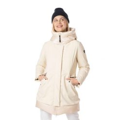 Płaszcz zimowy damski Rossignol Stretch Flat Parka. Brązowe parki damskie Rossignol, na jesień, l, bez wzorów, z elastanu, z kapturem. Za 1,089.00 zł.