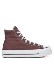 Converse Trampki Chuck Taylor All Star Lift Platform A10646C Bordowy. Czerwone trampki i tenisówki damskie Converse, bez wzorów, z materiału, bez zapięcia. Za 309.99 zł.