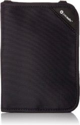 Portfel Pacsafe RFIDsafe V150. Czarne portfele męskie Pacsafe, bez wzorów. Za 345.95 zł.