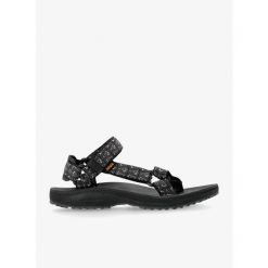 Sandały turystyczne męskie Teva Winsted. Czarne buty zimowe męskie Teva, bez wzorów, bez obcasa, bez zapięcia. Za 209.99 zł.