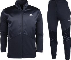 Adidas Dres męski adidas Satin French Terry Track Suit granatowy HI5396 S. Niebieskie komplety dresowe męskie Adidas, m, bez wzorów, z dresówki. Za 330.81 zł.