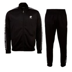 Dres męski sportowy Lotto CAVIAR. Czarne komplety dresowe męskie Lotto, m, bez wzorów, z dresówki. Za 199.00 zł.