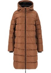 Parka dla kobiet Whistler Amaret. Brązowe parki damskie Whistler, na zimę, m, bez wzorów, z materiału, z kapturem. Za 285.00 zł.
