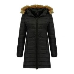 Kurtka zimowa damska Geographical Norway Clara. Czarne kurtki sportowe damskie Geographical Norway, na zimę, xl, bez wzorów, z poliamidu, bez ramiączek, bez kaptura, trekkingowe. W wyprzedaży za 279.00 zł.