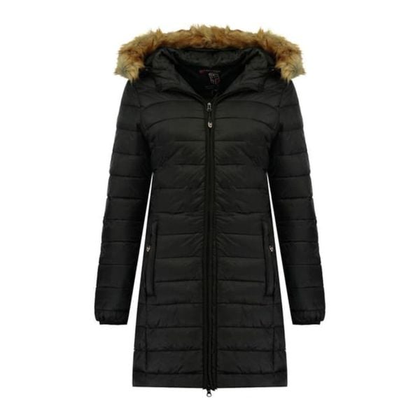 Kurtka zimowa damska Geographical Norway Clara. Czarne kurtki sportowe damskie Geographical Norway, na zimę, xl, bez wzorów, z poliamidu, bez ramiączek, bez kaptura, trekkingowe. W wyprzedaży za 279.00 zł.