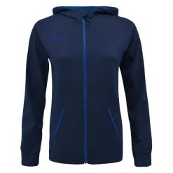 Bluza z kapturem OSHA damska jasnoniebieska. Niebieskie bluzy damskie Legea, s, bez wzorów, z bawełny, bez ramiączek, z kapturem. Za 68.00 zł.