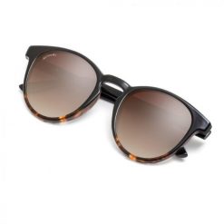 Okrągłe miejskie okulary przeciwsłoneczne Lifestyle Siroko Ibiza. Brązowe okulary przeciwsłoneczne damskie SIROKO, okrągłe. Za 165.00 zł.