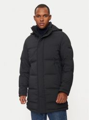 Hechter Paris Płaszcz zimowy 45017 142205 Czarny Regular Fit. Czarne kurtki męskie Hechter Paris, na zimę, m, bez wzorów, z syntetyku, bez kołnierzyka, bez kaptura. Za 1,399.00 zł.