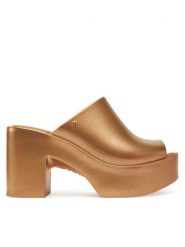 Melissa Klapki Melissa Mule Hype Metallic Ad 36497 Złoty. Żółte klapki damskie Melissa, bez wzorów, z tworzywa sztucznego, bez obcasa, bez zapięcia. Za 599.99 zł.