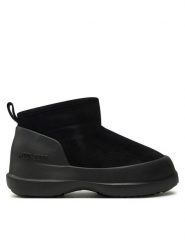 Moon Boot Śniegowce Luna Low Suede Boot 80D2480040 Czarny. Czarne buty zimowe męskie Moon Boot, bez wzorów, ze skóry, bez obcasa, bez zapięcia. Za 809.99 zł.