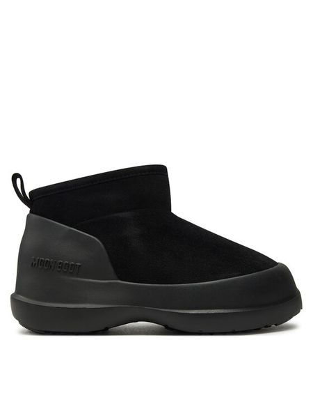 Moon Boot Śniegowce Luna Low Suede Boot 80D2480040 Czarny. Czarne buty zimowe męskie Moon Boot, bez wzorów, ze skóry, bez obcasa, bez zapięcia. Za 809.99 zł.