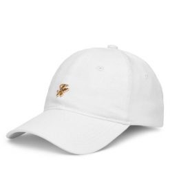 Czapka z daszkiem Tommy Hilfiger. Białe czapki damskie Tommy Hilfiger, bez wzorów. Za 229.99 zł.