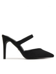 DeeZee Klapki HT78401-7 Czarny. Czarne klapki damskie DeeZee, bez wzorów, z materiału, bez obcasa, bez zapięcia. Za 139.99 zł.