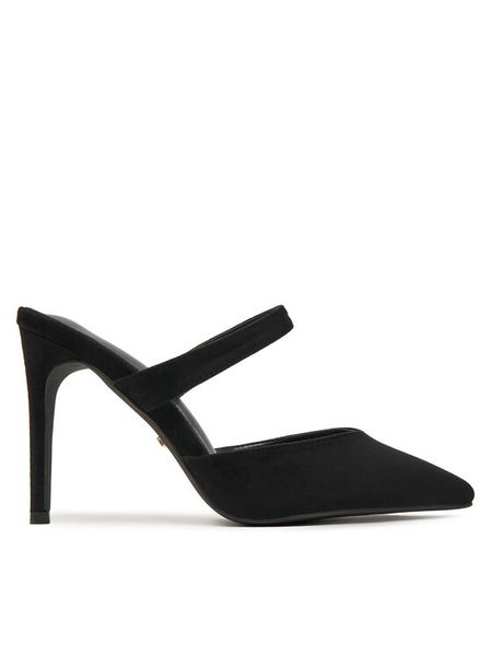 DeeZee Klapki HT78401-7 Czarny. Czarne klapki damskie DeeZee, bez wzorów, z materiału, bez obcasa, bez zapięcia. Za 139.99 zł.