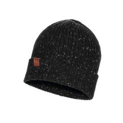 Czapka zimowa dla dorosłych Buff Knited wełna czarna. Czarne czapki damskie Buff, na zimę, bez wzorów, z materiału, biznesowe. Za 99.99 zł.