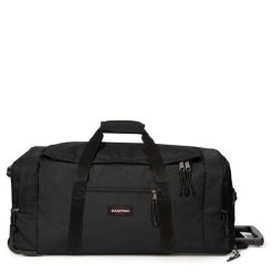 Torba podróżna Eastpak Leatherface L Plus. Czarne torby podróżne damskie Eastpak, bez wzorów, z materiału, duże. Za 682.85 zł.