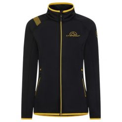 Kurtka trekkingowa damska z zamkiem La Sportiva Promo. Czarne kurtki sportowe damskie La Sportiva, s, bez wzorów, z materiału, bez ramiączek, bez kaptura, rowerowe. Za 349.00 zł.